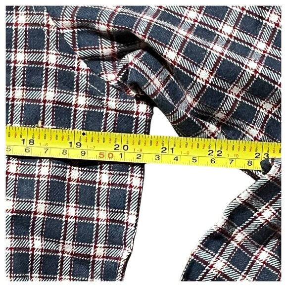 Craghoppers Men's Kiwi LS Check Flannel Shirt Small NWT Blue - Picture 4 of 11